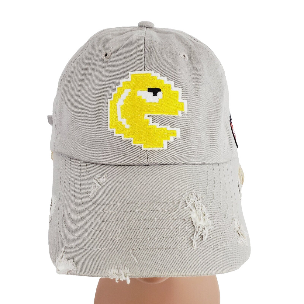 Ethos Cap Pac-Man & Ghost Hat Women's On-Size Gray